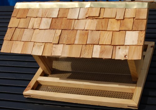 Fancy Bird Feeder Plans with Cedar Shingled Roof