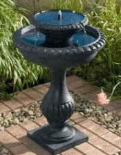 Best Solar Bird Baths And Fountains Electric Solar Bird Bath
