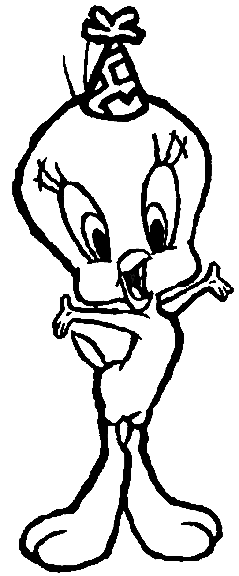coloring pages of tweety. Tweety Bird coloring page
