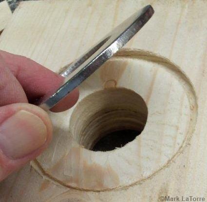 bird house hole guard installation