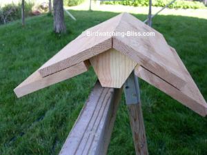 free bird feeder plans roof