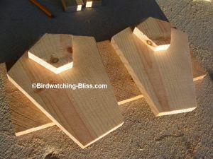 free bird feeder plans end pieces