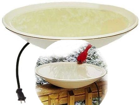 heated bird bath bowl