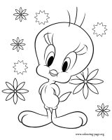 printable Tweety Bird coloring page