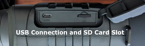 night vision binoculars review with micro SD card slot and usb port
