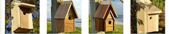 Wooden Bird Houses